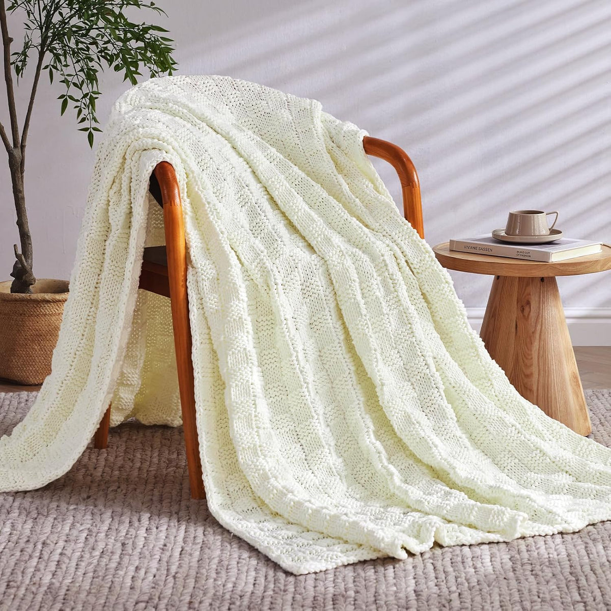 Cable Knit Weighted Throws