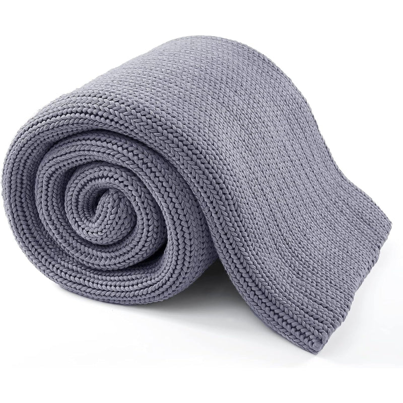 60"x80" 15lbs Knit Weighted Blanket