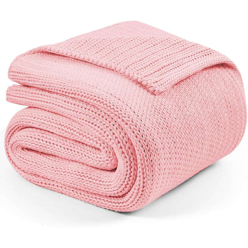 60"x80" 20lbs Chunky Knit Weighted Blanket