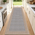 70"x20" Khaki Non-Slip Washable Kitchen Runner Rug