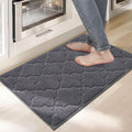20"x32" Dark Grey Non-Slip Washable Kitchen Rug