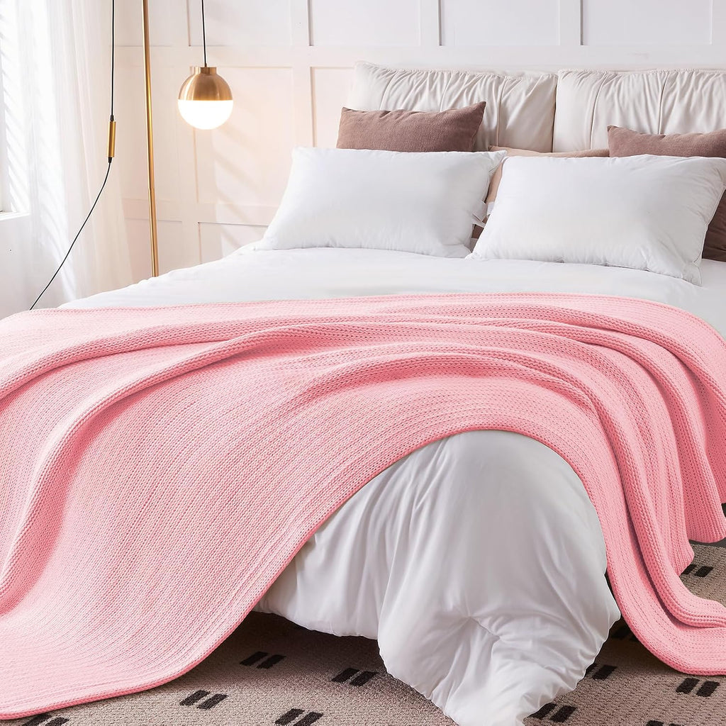 60"x80" 20lbs Chunky Knit Weighted Blanket