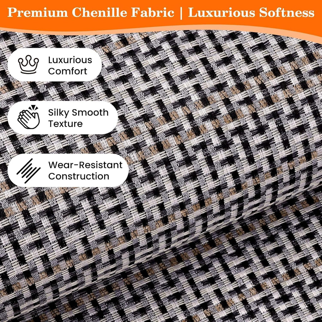 70"x20" Khaki Non-Slip Washable Kitchen Runner Rug