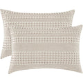 20"x26" Oatmeal Cotton Waffle Pillow Sham