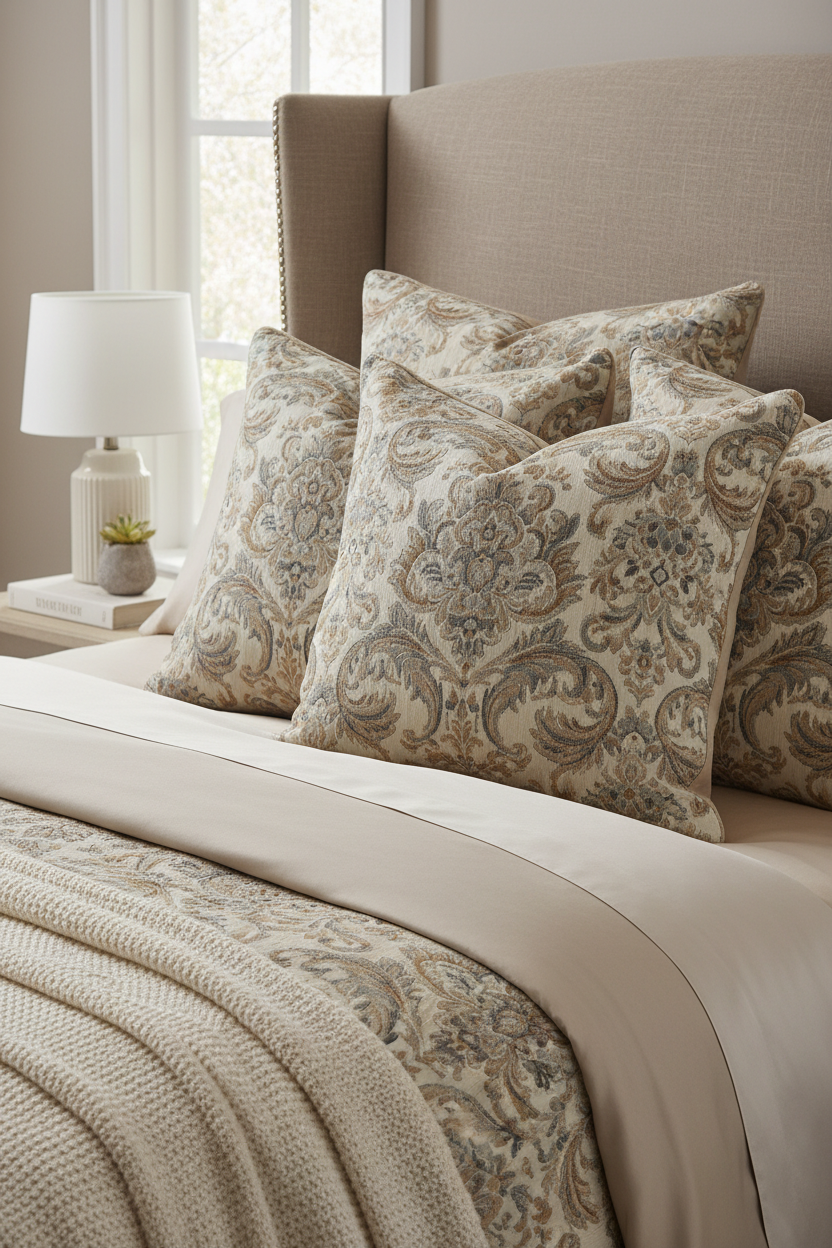 Jacquard Woven Pillow Shams